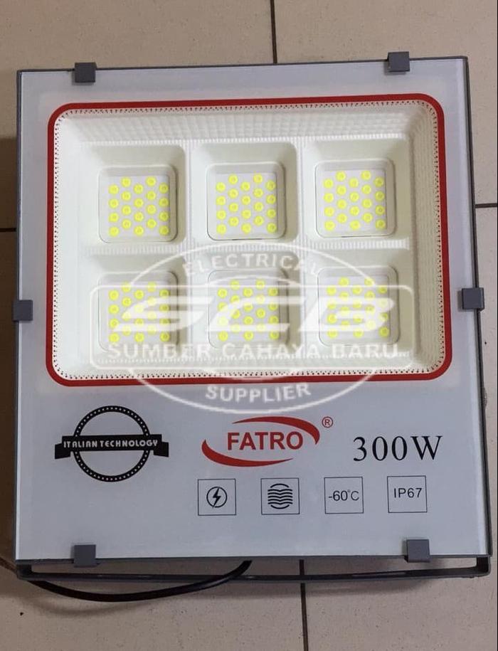 Gambar Fatro Kap Sorot / Flood Light / Lampu Tembak LED SA-7870 300 Watt dari CV. Sumber Cahaya Baru undefined Tokopedia
