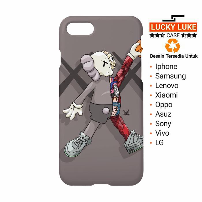 Gambar Kaws case casing zenfone max xiaomi mi8 mi6 samsung a8 a6 dari Lucky Luke Case undefined Tokopedia