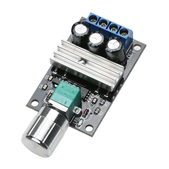 Gambar DC PWM 3A Regulator Motor Speed Controller LED Dimmer Adjustable 6-28V dari SidoMroject Store undefined Tokopedia