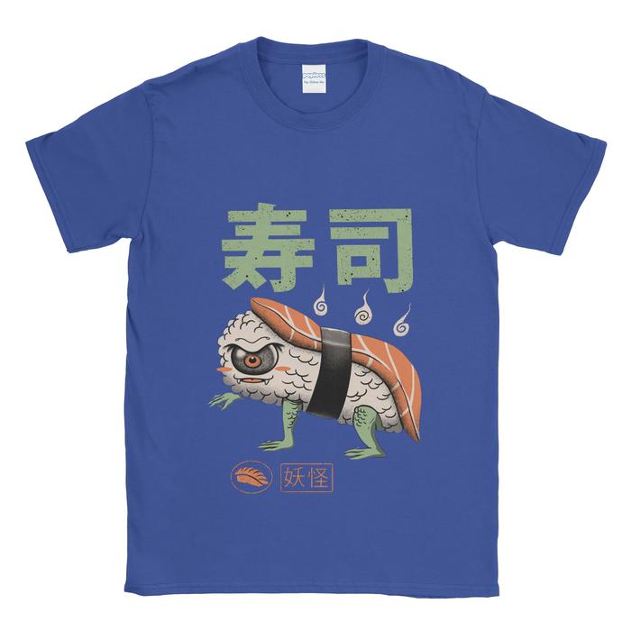 Gambar Baju Kaos Tshirt Spirit Sushi - Biru, XXL dari Popless Clothing undefined Tokopedia