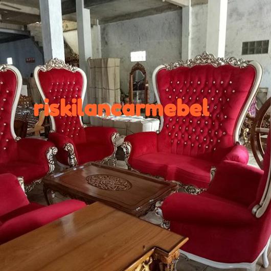 Gambar Kursi tamu minimalis modern syahrini sofa tamu sofa syahrini dari riski lancar mebel undefined Tokopedia