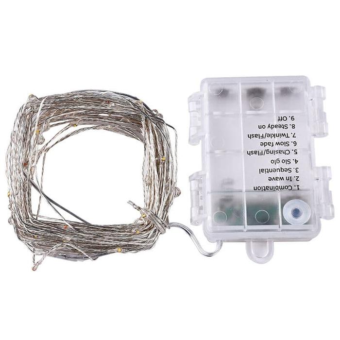 Jual 100 Lampu LED Kawat Tembaga Warna 