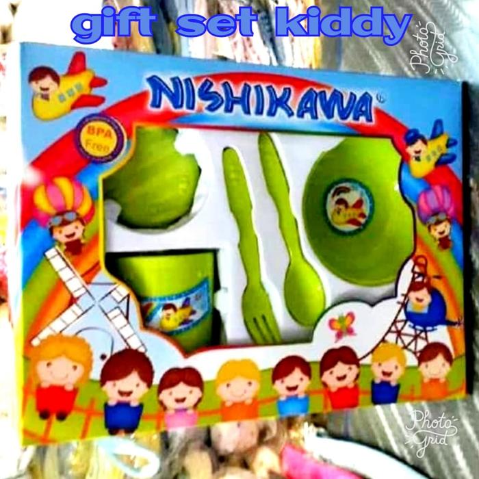 Gambar Baby's Feeding Set BPA Free Nishikawa alat makan bayi gift set NS83-03 dari myza shop undefined Tokopedia