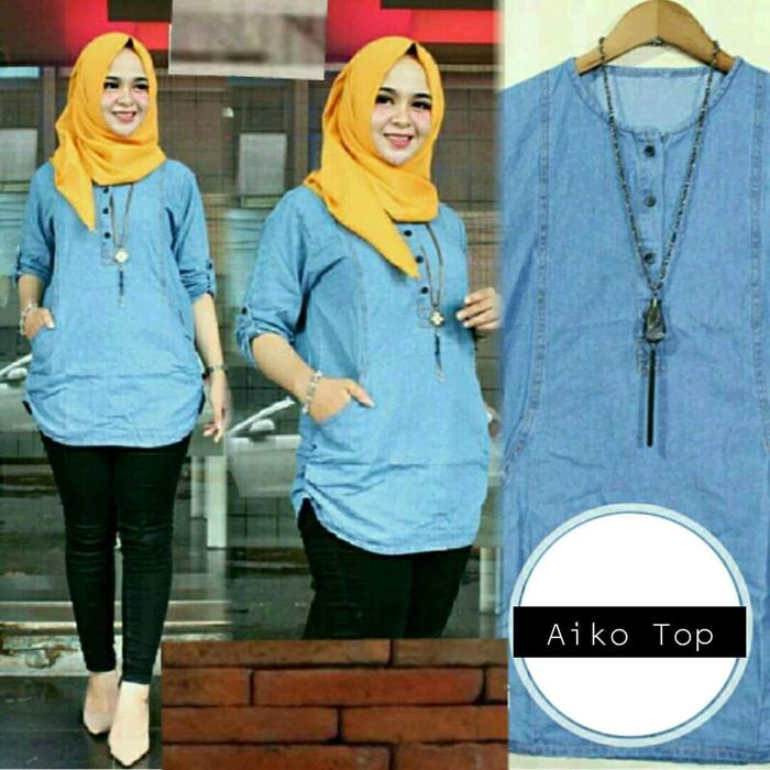 Gambar Aiko Top - Light dari Exquisite Hijab undefined Tokopedia