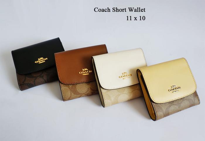 purple leather coach wallet