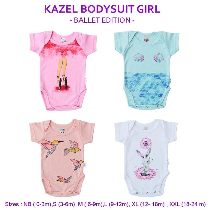 Gambar Kazel - BALLET Bodysuit - Xtra Large dari Chubby Baby Jakarta undefined Tokopedia