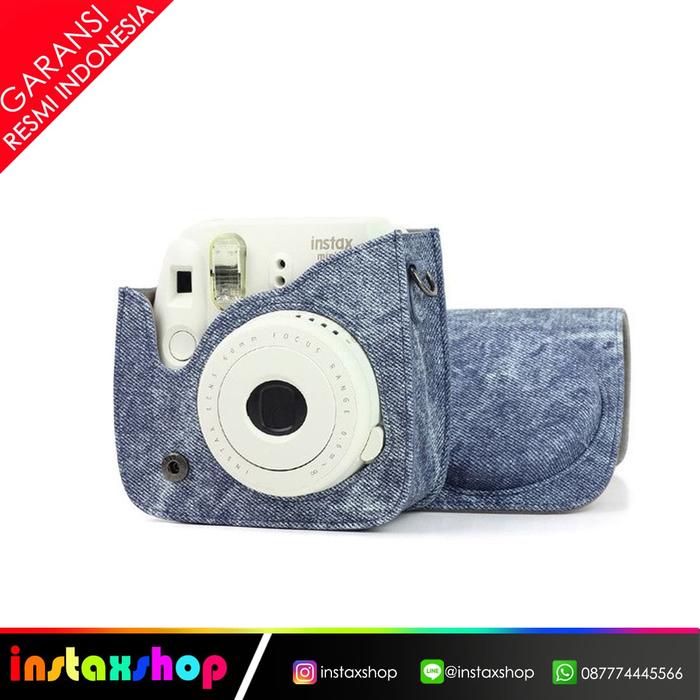 Gambar Leather Bag Instax Mini 8 / 9 Pouch Instax Tas Kamera Denim/Jeans - Denim BLue dari Instaxshop undefined Tokopedia