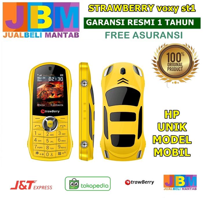 Jual Hp Unik Bentuk Mobil Strawberry Voxy St1 Dual Sim Garansi Resmi Jakarta Barat Jual Beli Mantab Tokopedia