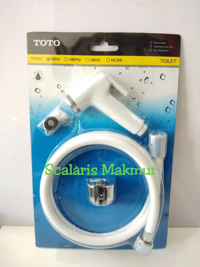 Gambar TOTO Jet Shower NBW ( White ) dari Scalaris Makmur undefined Tokopedia