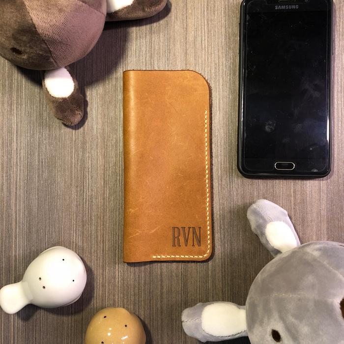 Gambar CUSTOM GENUINE LEATHER SMARTPHONE 5.5" POUCH dari Cassidy undefined Tokopedia