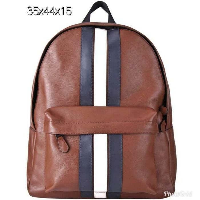 charles backpack with varsity stripe