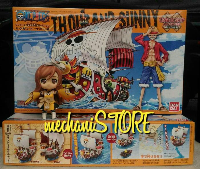 Gambar One Piece Grandship Collection Thousand Sunny (Mokit) BANDAI dari mechaniSTORE Bandung undefined Tokopedia