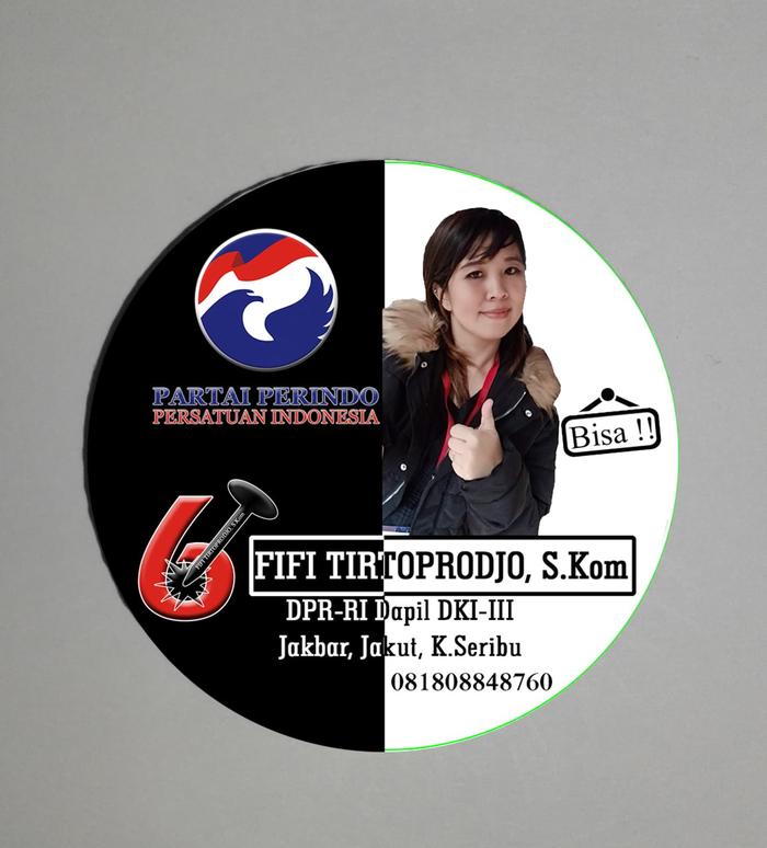 Gambar Pin Caleg custom bagus 44 mm dari saudagar59 undefined Tokopedia