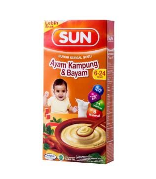 Gambar Sun Bubur Ayam Kampung Dan Bayam 120g dari Artha Mart undefined Tokopedia
