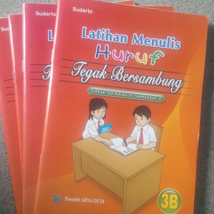 Jual Latihan Menulis Huruf Tegak Bersambung Kota Pangkal Pinang Cv Fishaka Tokopedia