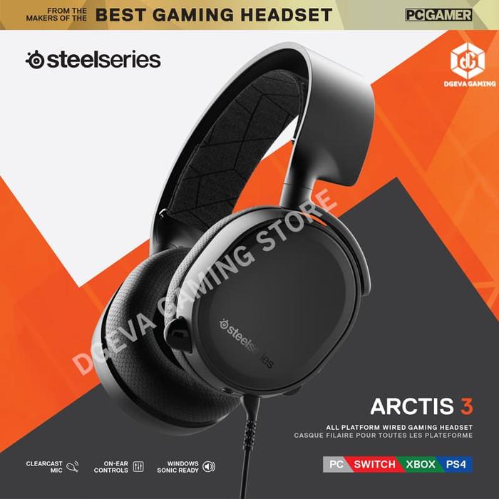 Jual Steelseries Arctis 3 Black 2019 