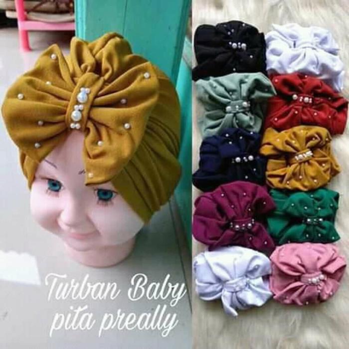 Gambar turban pita mute - Abu-abu, anak dari ikram_grosir mcm undefined Tokopedia
