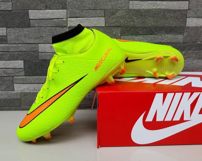 sepatu bola nike mercurial orange