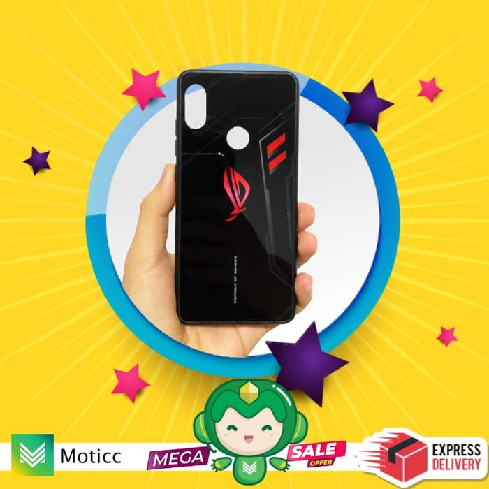 Gambar Xiaomi Mi6x Mi 6X Mi A2 MiA2 - ROG Phone Case Kaca Tempered Glass dari Moticc undefined Tokopedia