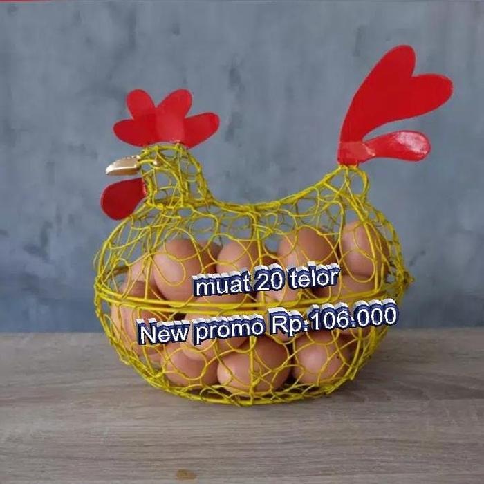 Gambar keranjang telor ayam kuning tipe XL dari Bestseller_shop undefined Tokopedia
