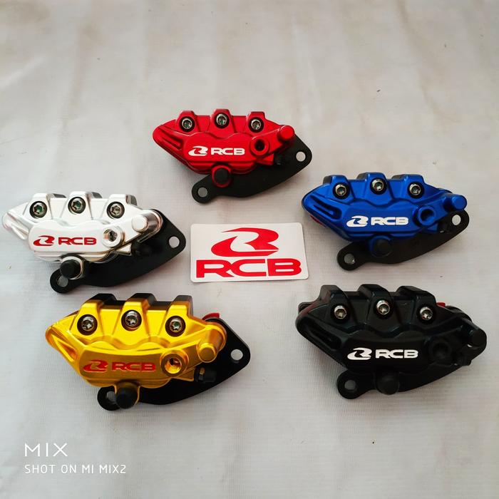Gambar Kaliper depan Mio / jupiter mx merk RCB dua piston ori dari SR accesories motor undefined Tokopedia