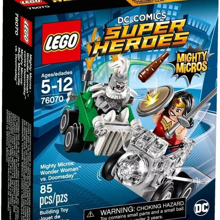 Gambar Lego super heroes Mighty Micros 76070 Wonder Woman Vs Doomsday dari toko duplo anak undefined Tokopedia