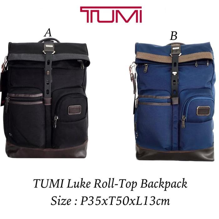 Jual tas TUMI Luke Roll-Top Backpack 