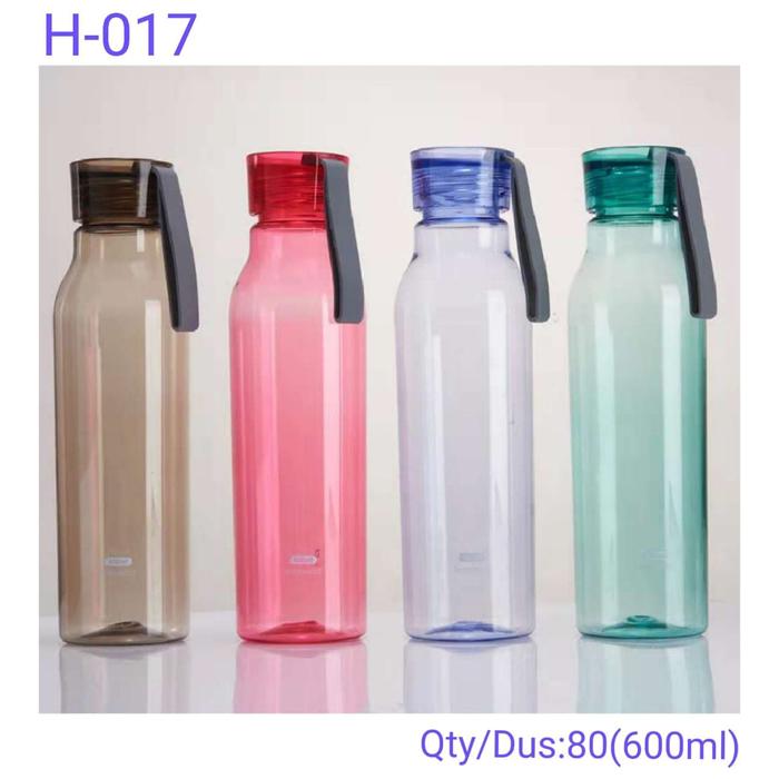 Gambar Botol Minum Soda Bening - Botol Minum Tumbler Sport Water Bottle H-017 - Merah dari Riskashop10 undefined Tokopedia