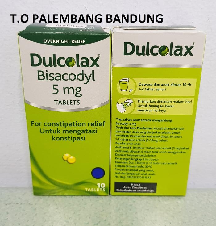 Jual Dulcolax Bisacodyl 5mg Tablets Mengatasi Konstipasi Kota Bandung Toko Obat Palembang Tokopedia