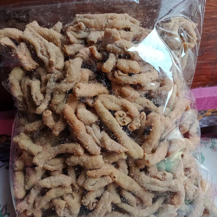 Gambar keripik usus ayam balut tepung rasa telur asin 500 gr salted egg dari Sijago keripik undefined Tokopedia