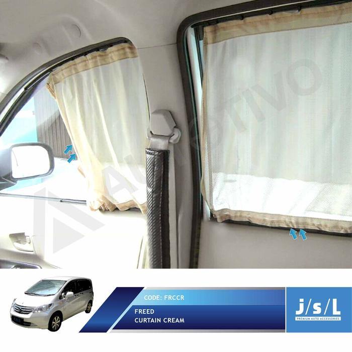Gambar JSL Curtain Honda Freed Hordeng Mobil 1 Set dari Autotivo Official undefined Tokopedia