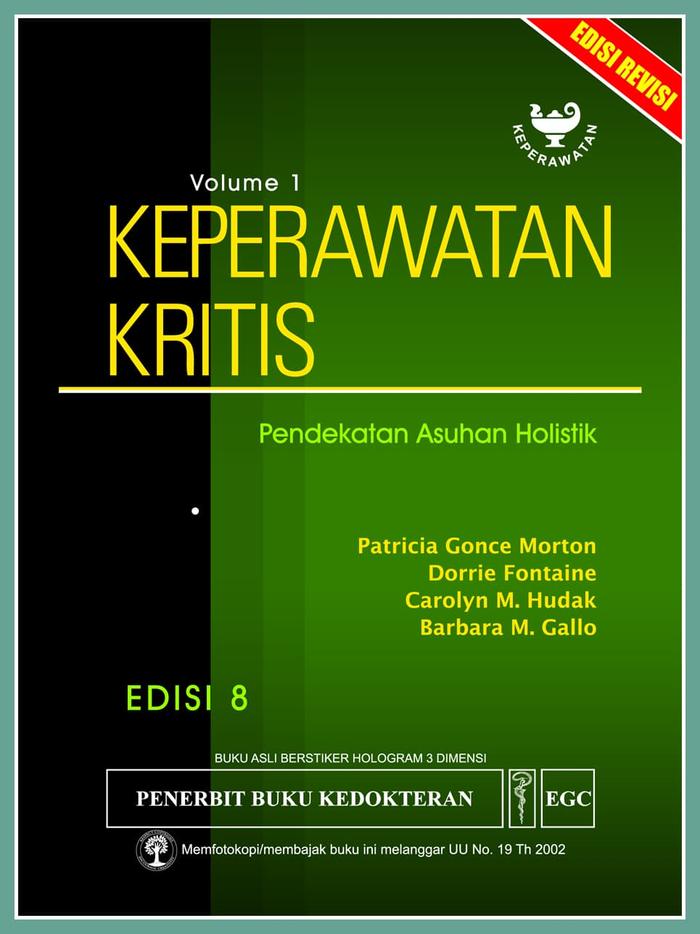 Jual Keperawatan Kritis Pendekatan Holistik Vol 1 Ed 8 Kab Sleman Ananda Books Tokopedia