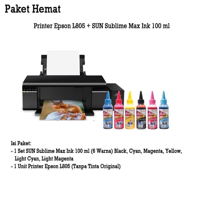 Jual Printer Epson L805 SUN Sublime MAX 