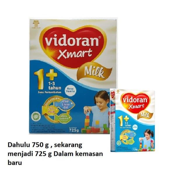 Gambar Susu Formula Anak 1+| Vidoran Xmart Milk 1-3 Tahun Madu 725 dari GoedangDente undefined Tokopedia