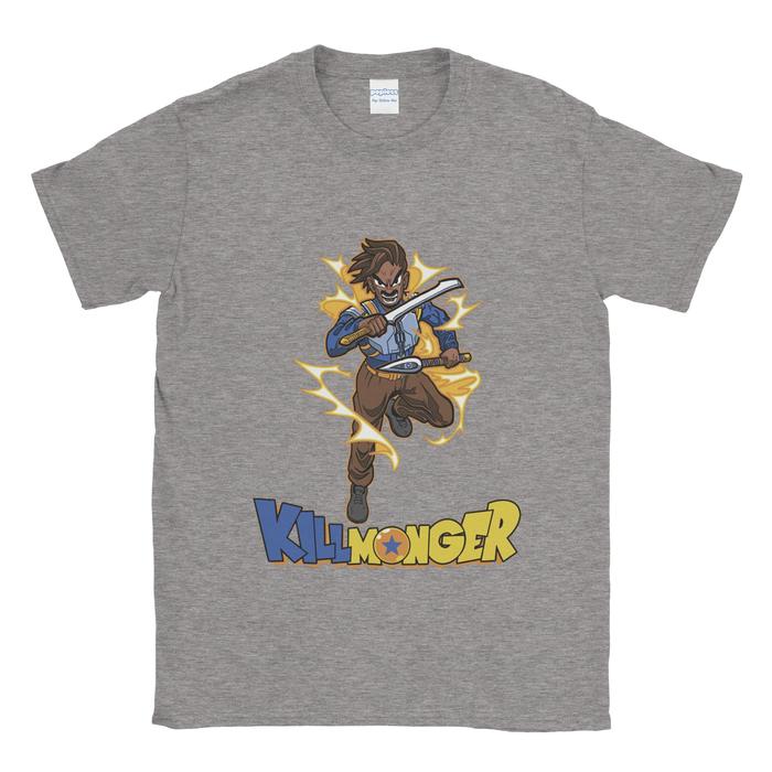 Gambar Baju Kaos Tshirt Killmonger - Abu-abu Muda, XL dari Popless Clothing undefined Tokopedia