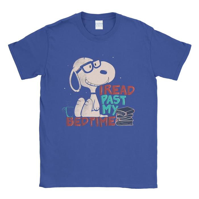 Gambar Baju Kaos Tshirt I Read Past My Bedtime - Biru, XS dari Popless Clothing undefined Tokopedia
