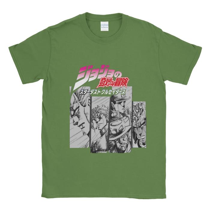 Gambar Baju Kaos Tshirt Jojo Bizarre Adventure Signature - Orange, XL dari Popless Clothing undefined 5 Tokopedia