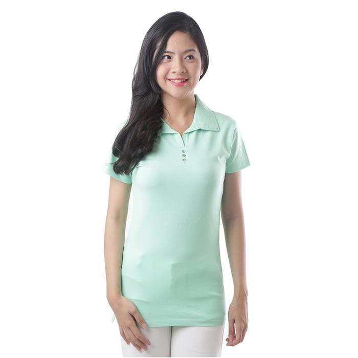 Gambar Adore Kaos Polo Wanita Grey - Hijau muda dari adoreshop undefined Tokopedia