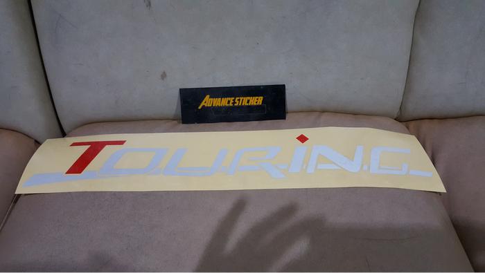 Gambar sticker mobil touring dari advance sticker undefined Tokopedia