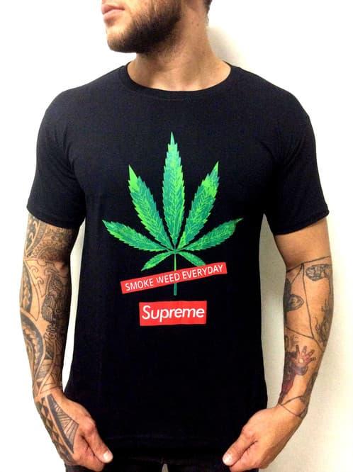 Jual KAOS T SHIRT SUPREME SMOKE WEED 