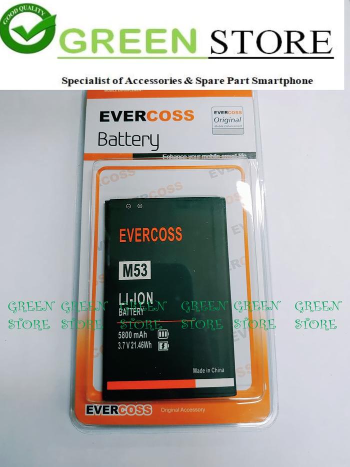 Gambar Baterai Evercoss M53 Original Double Power | Batre, Evercross, Cross dari gabutinaja51 undefined Tokopedia
