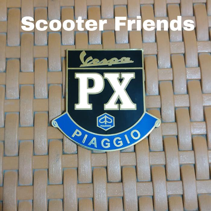 Gambar Emblem Vespa PX Piaggio dari Scooter Friends undefined Tokopedia