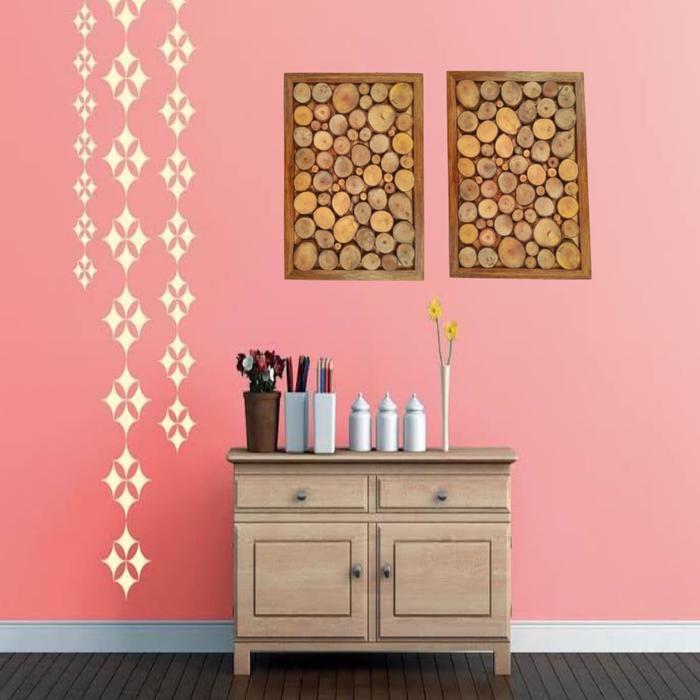 Gambar Wood wall art hiasan dinding kayu wall decor wallpaper dekorasi rustic dari CV. Sangkayu undefined Tokopedia