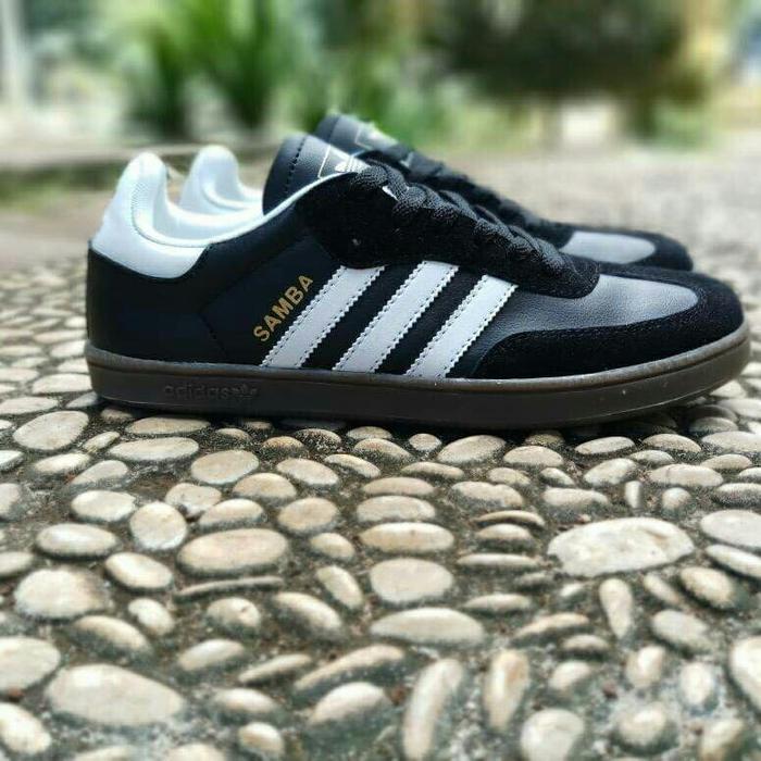 adidas samba hitam