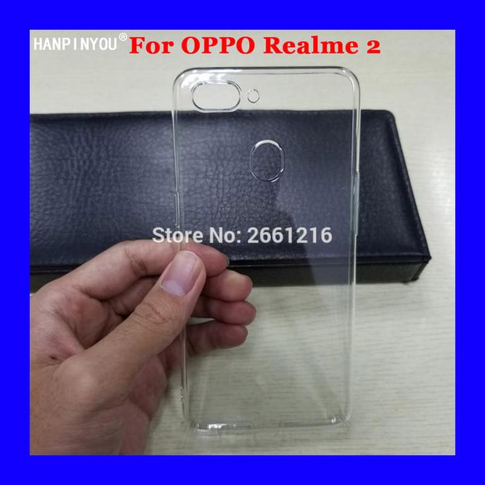 Jual Oppo Realme Clear Hard Case Casing Cover Transparan