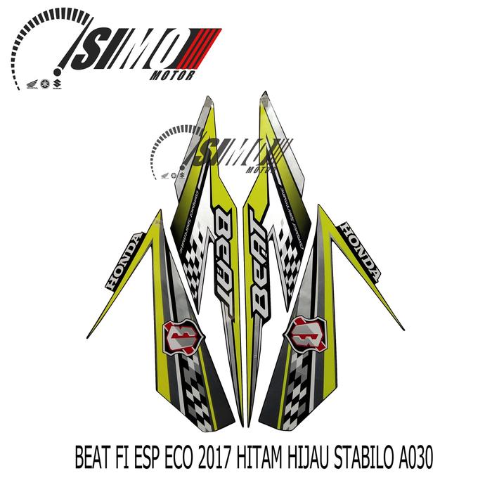 Gambar Striping Beat FI eSP Eco 2017 New Non-iss - Hijau Tosca dari Simo Motor undefined Tokopedia
