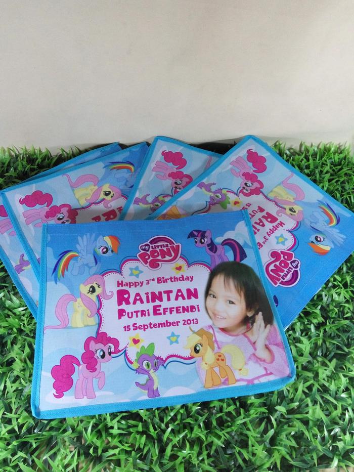 Gambar Tas Ultah Anak custom Nama Foto Goodie Bag Ulang Tahun Custom murah - Biru Muda dari SouvenirBagus Senna Exclusive undefined Tokopedia