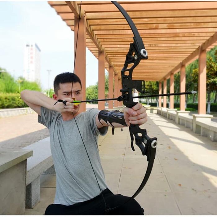 Gambar Busur Panah Professional Recurve Bow 30-45lbs Powerful Hunting Archery dari Alat KesehatanMU undefined Tokopedia