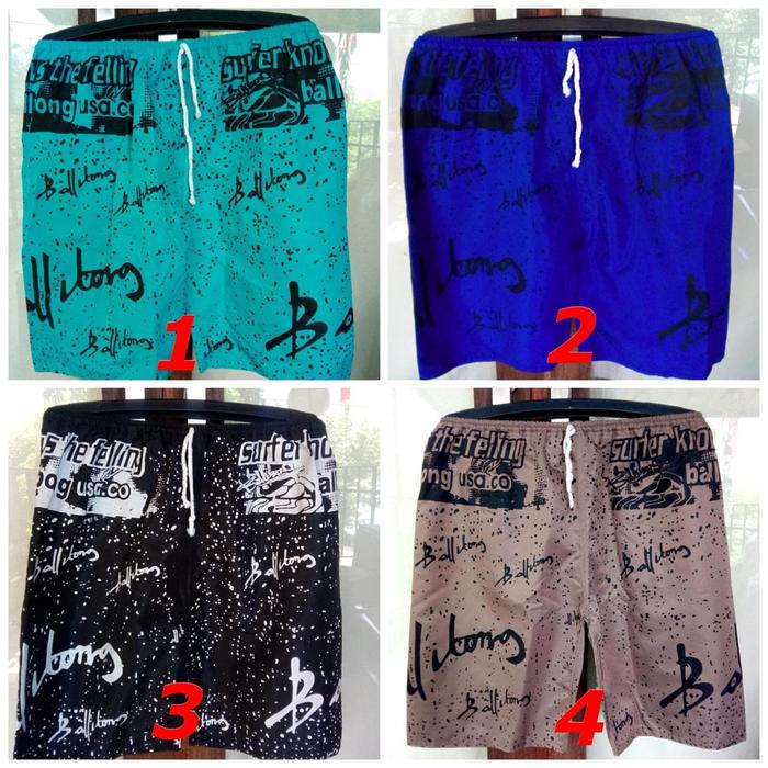 Gambar Celana Pendek Surfing Bali Bong dari BajuMukenaBali undefined Tokopedia