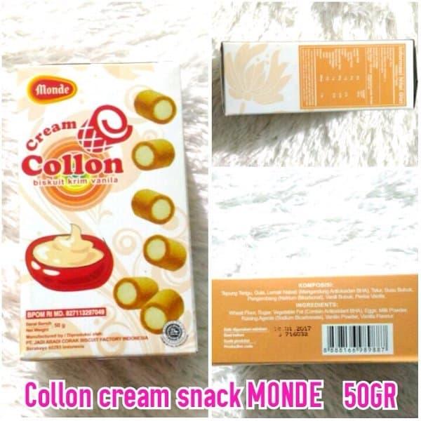 Gambar MONDE COLLON CREAM VANILLA 50 GRAM 1 KARTON ISI 40 PACK - PACK dari Harum Mandiri undefined Tokopedia